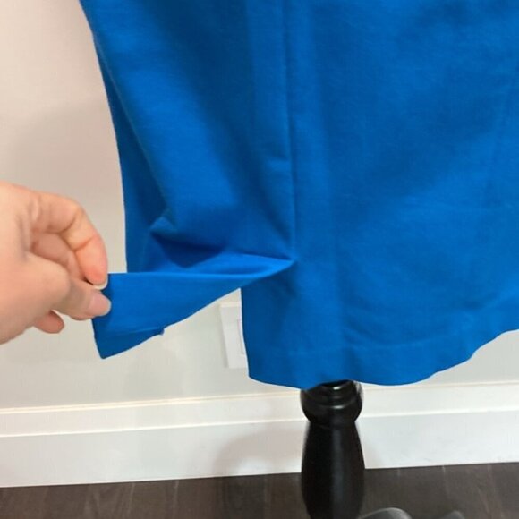 Banana Republic Blue Sleeveless Fitted Dress size 0 - Picture 9 of 13